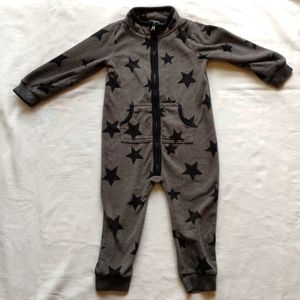 CARTER'S FLEECE ONE PIECE STARS 24M
